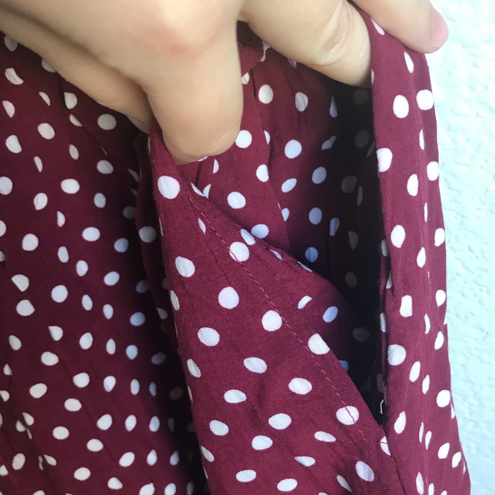 Cotton On Purple Polka Dot Dress - Picture 4 of 7